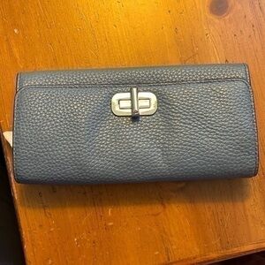 Michael Kors Pebbled Leather Turn Lock Wallet NWT